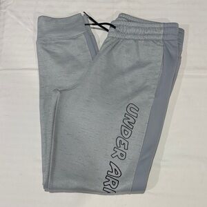 Under Armour Youth Large Gray Fleece Jogger Sweatpants